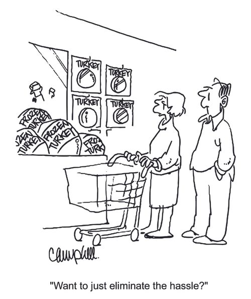 'Want to just eliminate the hassle?'
