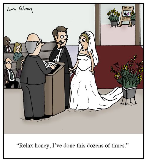 'Relax honey, I've done this dozens of times.'