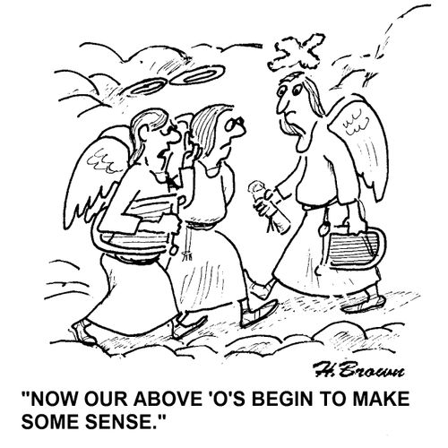 'Now our above 'o's begin to make some sense.'