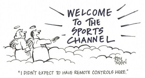 'I didn't expect to have remote controls here.'            