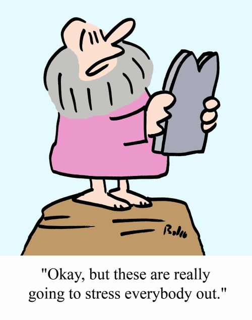 'Okay, but these are really going to stress everybody out.'