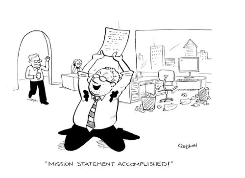 'Mission statement accomplished!'