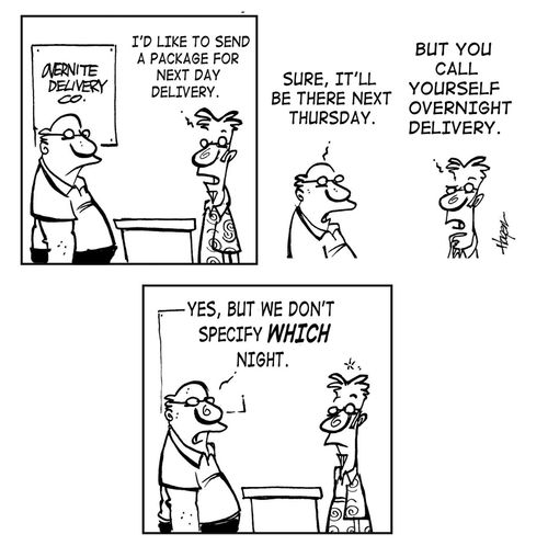 Home Business - Overnight Delivery.