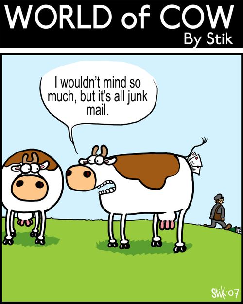 I wouldn't mind so much, but it's all junk mail.