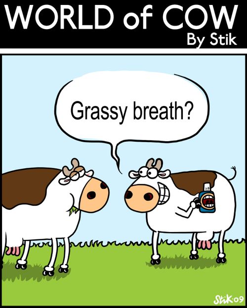 Grassy breath?