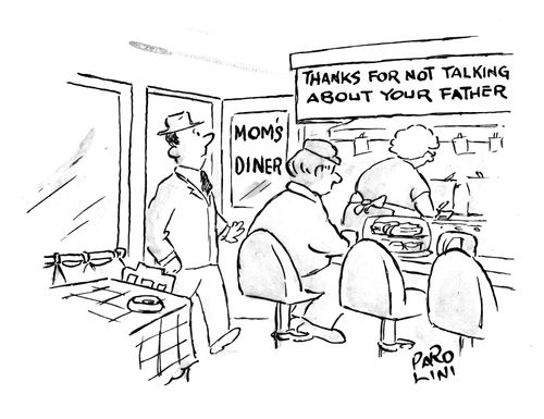 Mom's Diner - Thanks for not talking about your father.