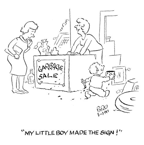'My little boy made the sign!'