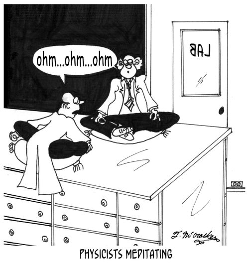 Physicist Meditating.