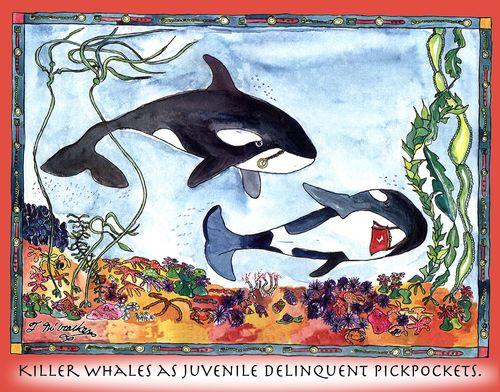 Killer Whales as Juvenile Delinquent Pickpockets.