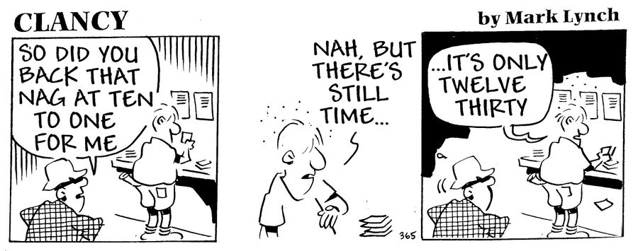 Clancy Strip: Horse Racing