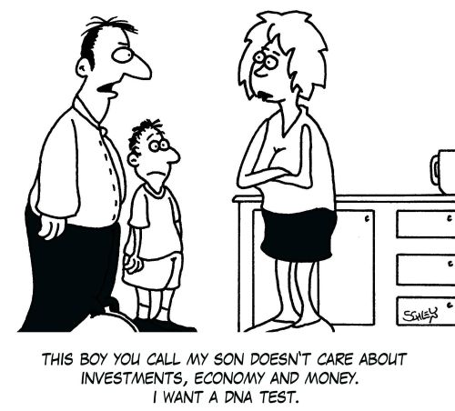 'This boy you call my son doesn't care about investments, economy and money. I want a DNA test.'
