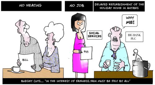 Budget cuts in the interest of fairness must be felt by all.
