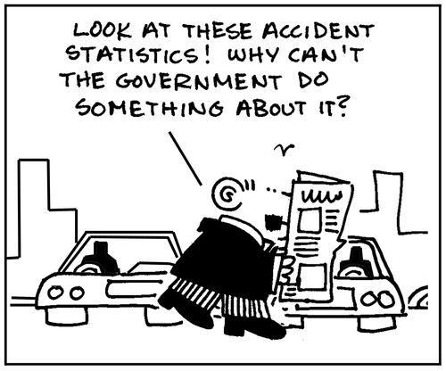 'Look at these accident statistics. What can't the government do something about it?'