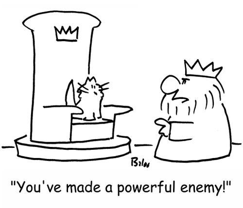 'You've made a powerful enemy'