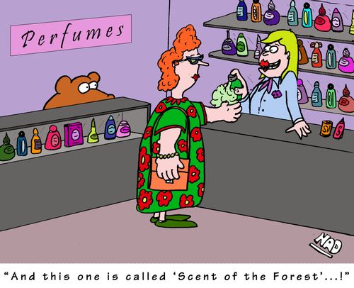 'And this one is called 'Scent of the Forest'...!'