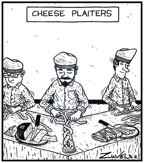 Cheese Plaiters.