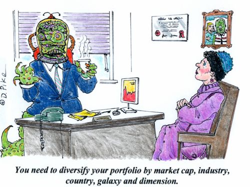 'You need to diversify your portfolio by market cap, industry, country, galaxy and dimension.'