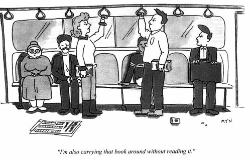 I'm also carrying that book around without reading it.