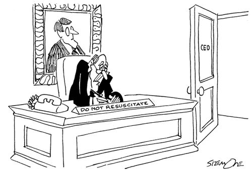 Old CEO: 'do not resuscitate.'