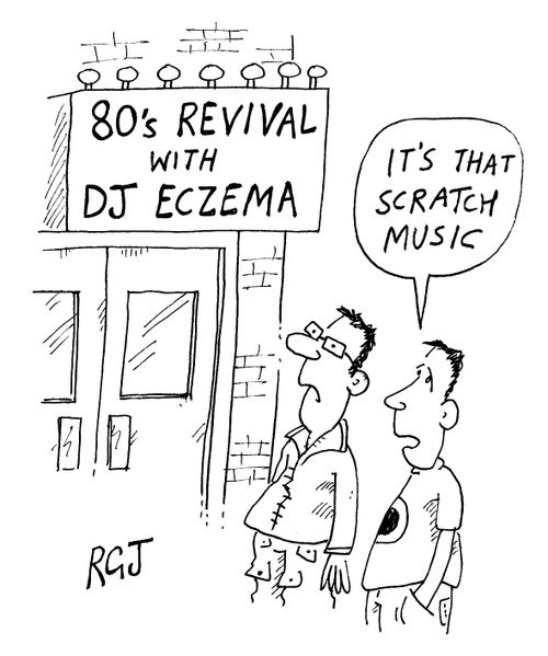 "It's that scratch music."