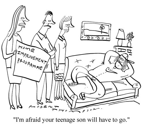 Home Improvement Programme - "I'm afraid your teenage son will have to go."