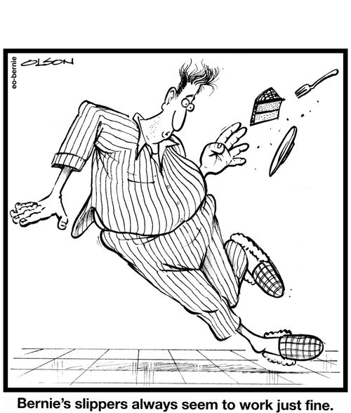 Bernie's slippers always seem to work just fine.