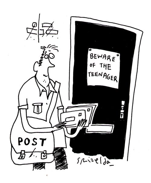'Beware of the teenager.'