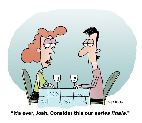 "It's over, Josh. Consider this our series finale."