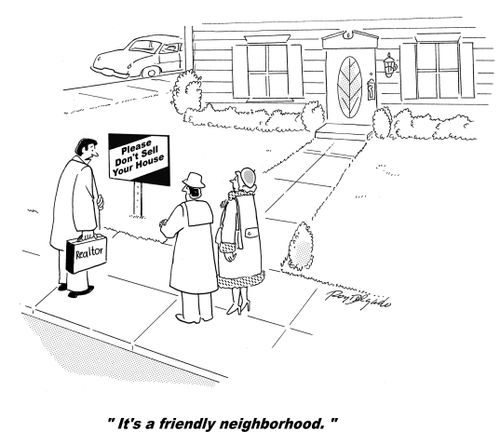 'It's a friendly neighborhood'