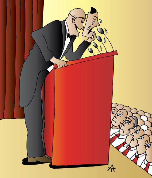 Politician's mask
