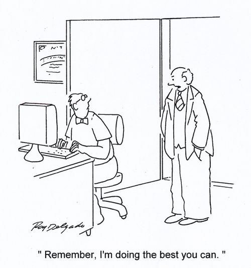 'Remember, I'm doing the best you can.'