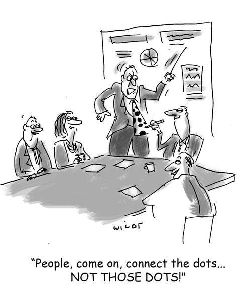 People, come on, connect the dots...NOT THOSE DOTS!