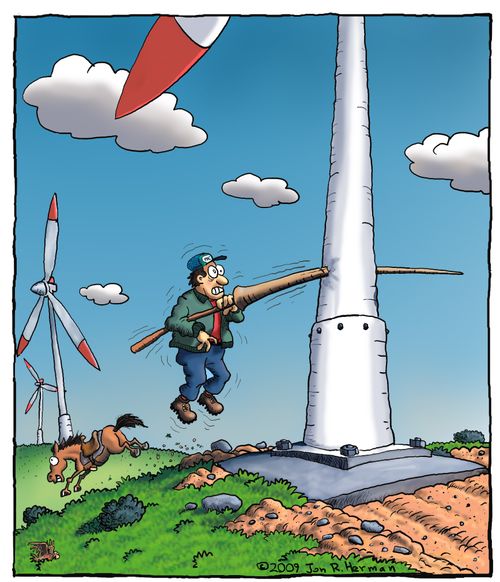 Modern Day Windmill Jousting