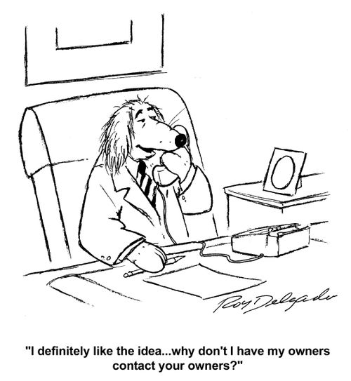 'I definitely like the idea...why don't I have owners contact your owners?'