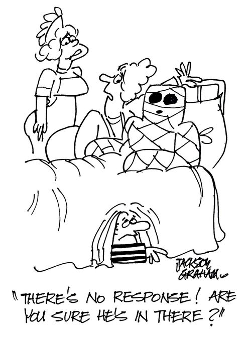 "There's no response! Are you sure he's in there?"