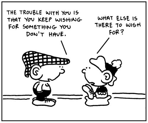 What else is there to wish for?