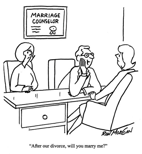 'After our divorce, will you marry me?'