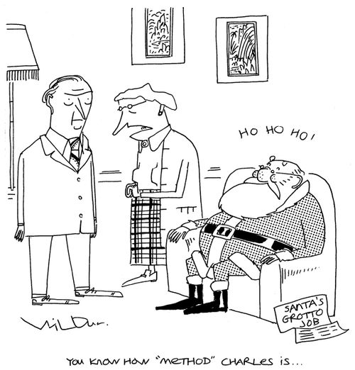 'You know how 'method' Charles is . . .'
