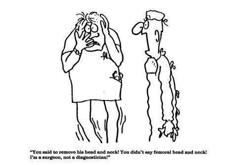 'You said to remove his head and neck!...