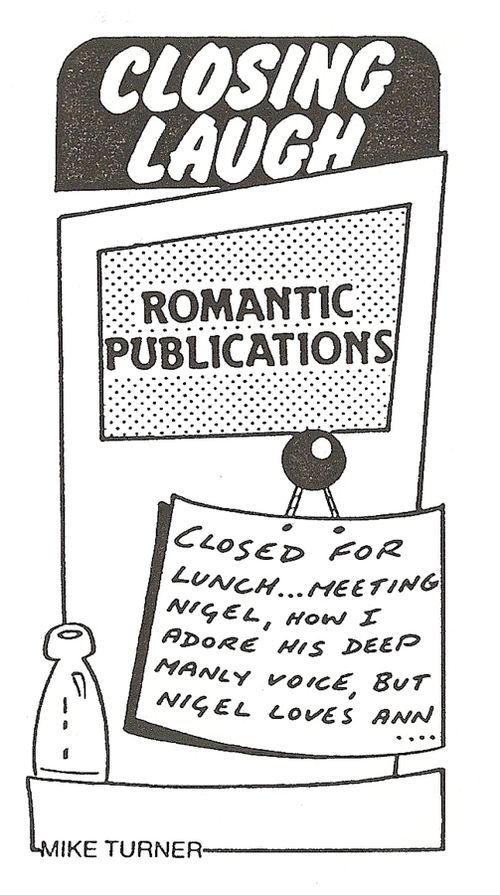 Romantic Publications: Closed For Lunch...Meeting Nigel, now I adore his deep many voice, but Nigel loves Ann...