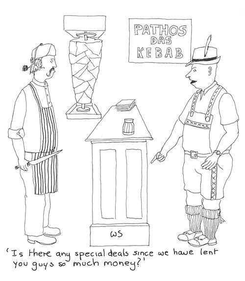'Is there any special deals since we have lent you guys so much money.'