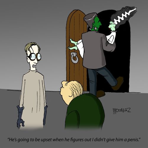 'He's going to be upset when he figures out I didn't give him a penis.'