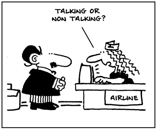 'Talking or non talking.'
