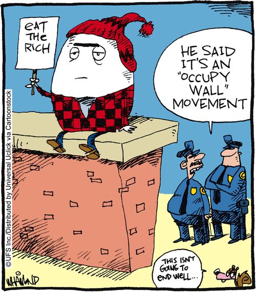 'He said it's an 'occupy the wall' movement.'
