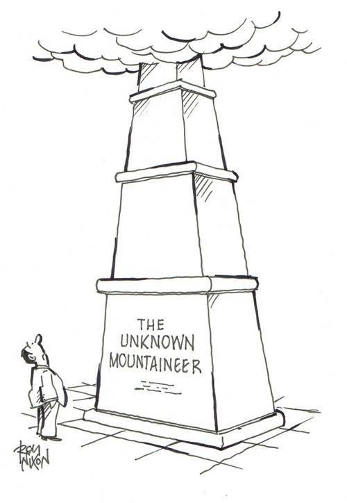 Tomb of the unknown mountaineer