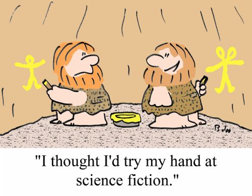 'I thought I'd try my hand at science fiction.'
