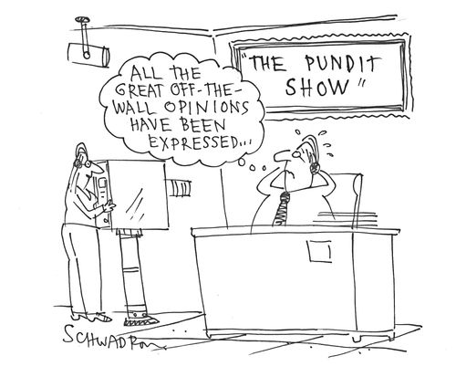 'All the great off-the-wall opinions have been expressed. . .'