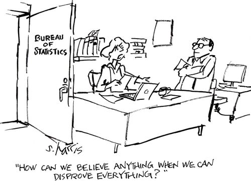 'How can we believe anything when we can disprove everything?'