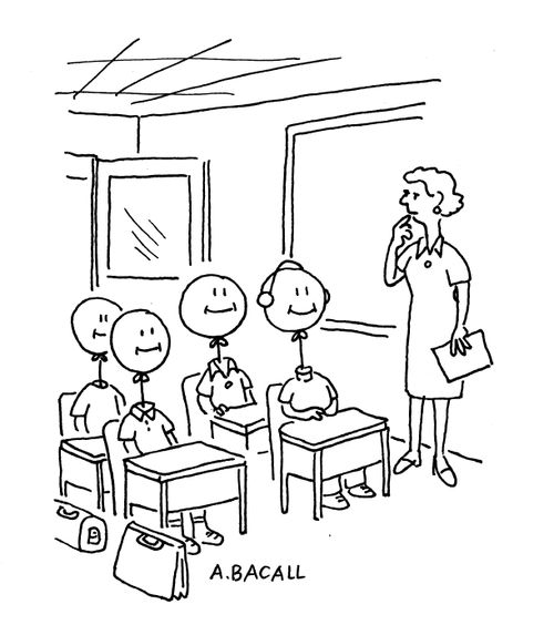Practical Joke in the Classroom.