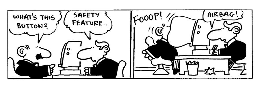 STRIP Hambone: Computer with an airbag